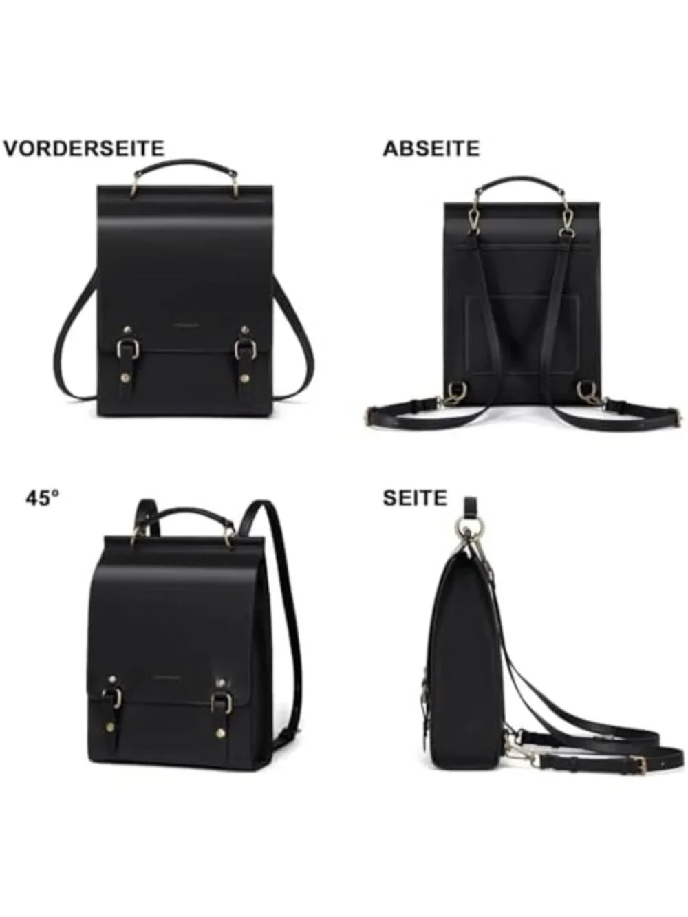 Stylish Leather Backpack Purse for Women | Fashion Travel Shoulder Bag